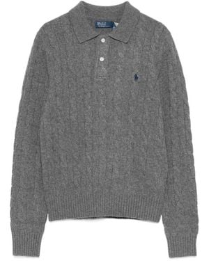Ralph Lauren Round-Neck Knitwear - Gris