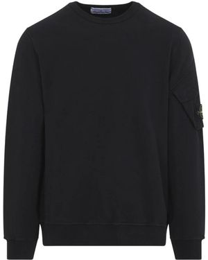 Stone Island Katoenen Sweater - Zwart
