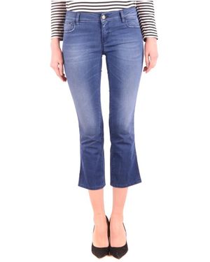 CYCLE Cropped Jeans - Azul