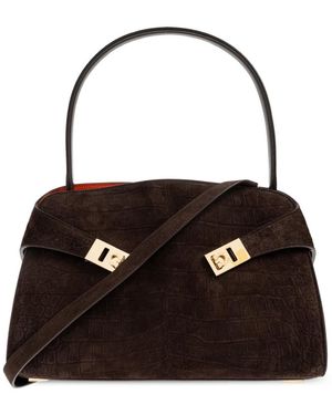 Ferragamo Hug Schoudertas - Zwart