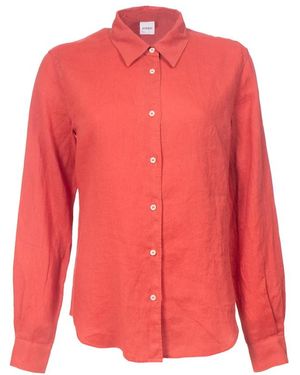 Aspesi Overhemden ,Roze ,Leer Shirts - Rood