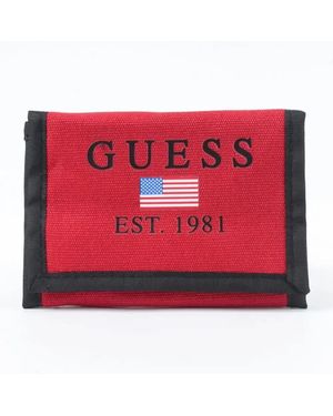 Guess Usa Flagge Geldbörse Patriotisches Design - Rot