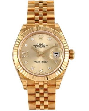 Rolex Diamanten Datejust Horloge - Metallic