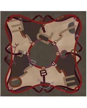 Borbonese Silk Scarves - Brown