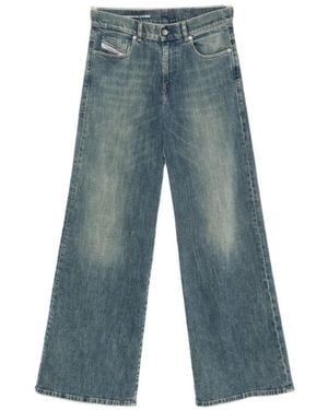 DIESEL 1978 D-Akemi Flare Jeans - Blauw