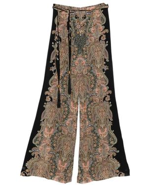 Zimmermann Clash Georgette Hose - Braun