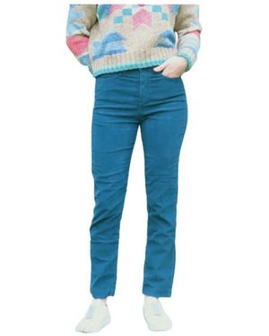 Denim Studio Slim-Fit Trousers - Azul