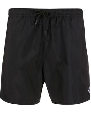 Marcelo Burlon Zwembroek Met Logo - Zwart