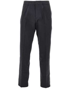 Emporio Armani Pleated Broeken - Zwart