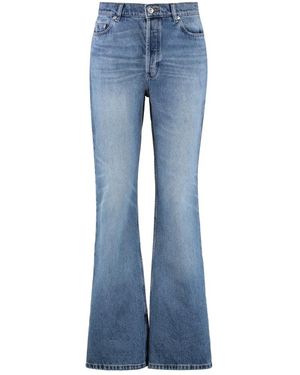 A.P.C. Romy High-Rise Schlagjeans - Blau