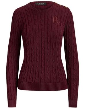 Ralph Lauren Round-Neck Knitwear - Violet