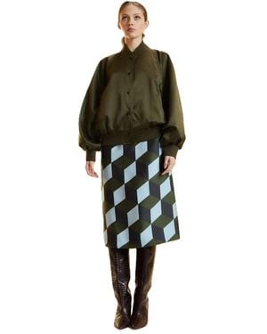 Cynthia Rowley Bomber Jackets - Verde