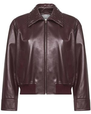 Bottega Veneta Leather Jackets - Bruin