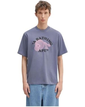 A Bathing Ape T-Shirts - Azul