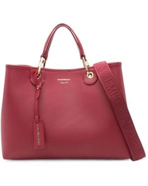 Emporio Armani Tote Bags - Red