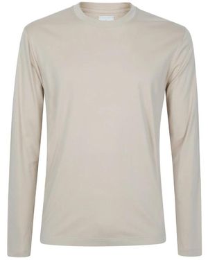 Eleventy Long Sleeve T-Shirts - Grey