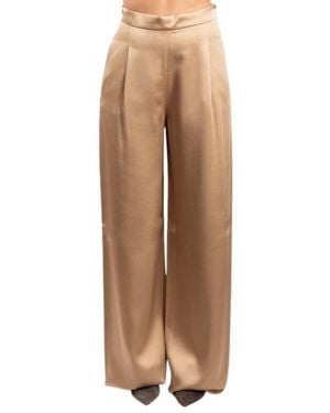 Max Mara Broeken ,Wijde Broek - Bruin