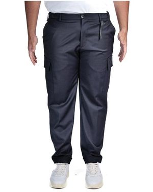 Michael Coal Straight Trousers - Blue