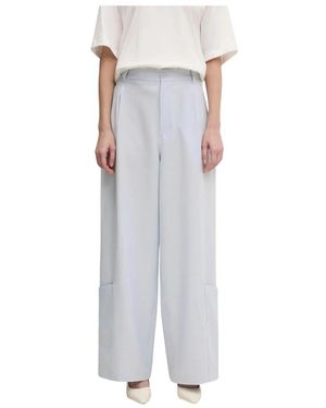 Y-3 Sport Uniform Wijde Pijpen Broek - Grijs