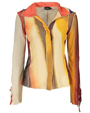 Desigual Overhemden ,Veelkleurig ,Polyester Ts Paint Lacroix Shirt - Meerkleurig