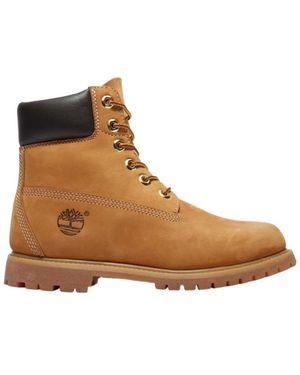 Timberland Schoenen ,Bruin ,Leer Premium 15.24 Cm Waterdichte Boot