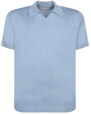 Brunello Cucinelli Polo Shirts - Azul
