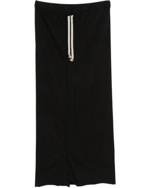Rick Owens Rokken ,Zwart ,Katoen Soft Edfu Rok