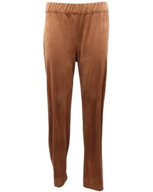 D.exterior Straight Pants - Brown