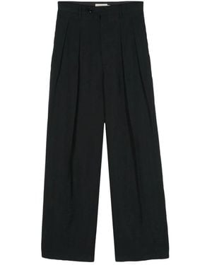 Barena Tom Lieve Broek Met Plooi - Zwart