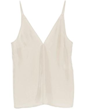 Alysi Tops ,Silk Top - Wit