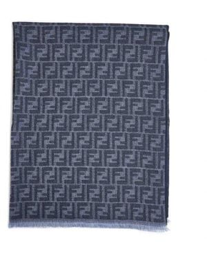Fendi Winter Scarves - Blue