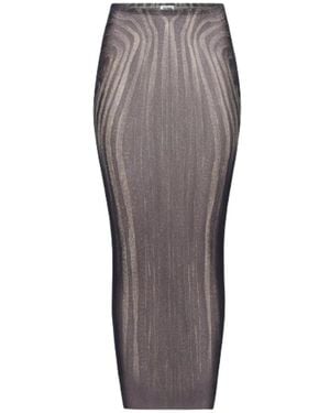 Jean Paul Gaultier Midi Skirts - Gray