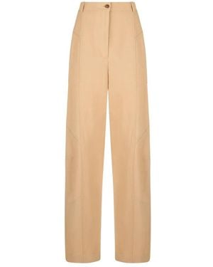 Alberta Ferretti Wide Pants - Natural
