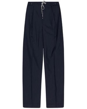 Maison Margiela Straight Trousers - Blue