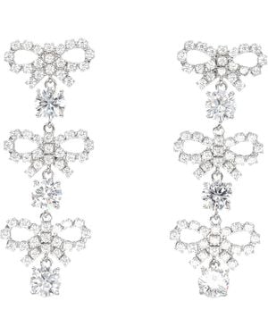 Self-Portrait Earrings - White