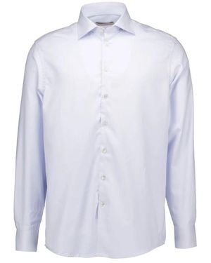 John Miller Overhemden ,Blauw ,Lange Mouw Overhemden Lichtblauw