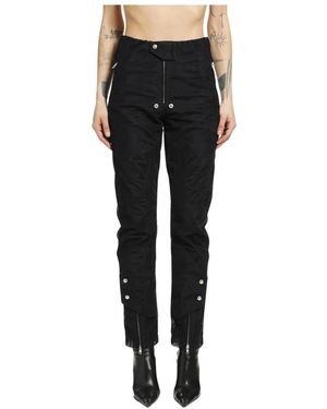 Rick Owens Straight Trousers - Negro