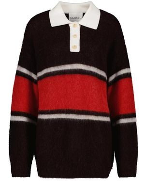 Closed Tops ,Veelkleurig ,Polo Shirt - Rood