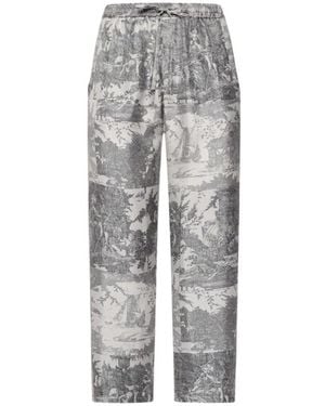 Pierre Louis Mascia Straight Trousers - Grey