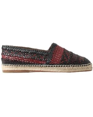 Dolce & Gabbana Schoenen ,Veelkleurig ,Leer Espadrilles - Bruin