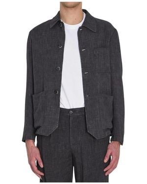 Barena Button-Up Shirt Jacket - Zwart