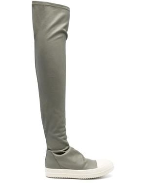 Rick Owens Over-Knee Boots - Green