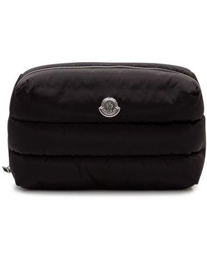 Moncler Tassen ,Zwart ,Katoen Caradoc Gewatteerde Beautycase