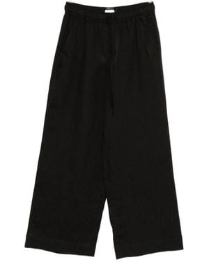 Marella Wide Trousers - Black