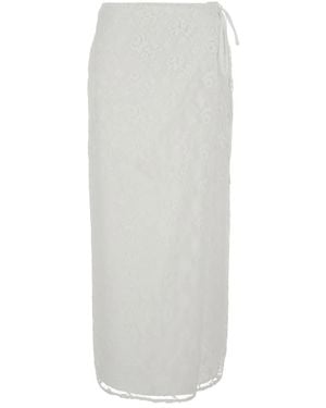 MSGM Maxi Skirts - Blanco