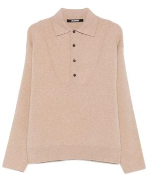 Jacquemus Round-Neck Knitwear - Naturel
