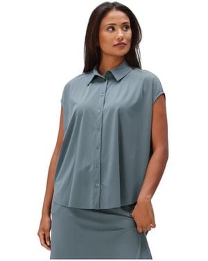 JAPANTKY Overhemden ,Blauw ,Katoen Tsuba Blouse