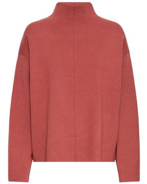 Ichi Mafa Rollneck Knit - Rood
