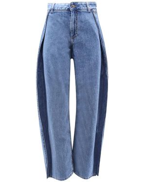 Loewe Jeans ,Blauw ,Katoen Straight Jeans