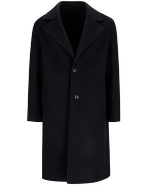 Lardini Single-Breasted Coats - Black